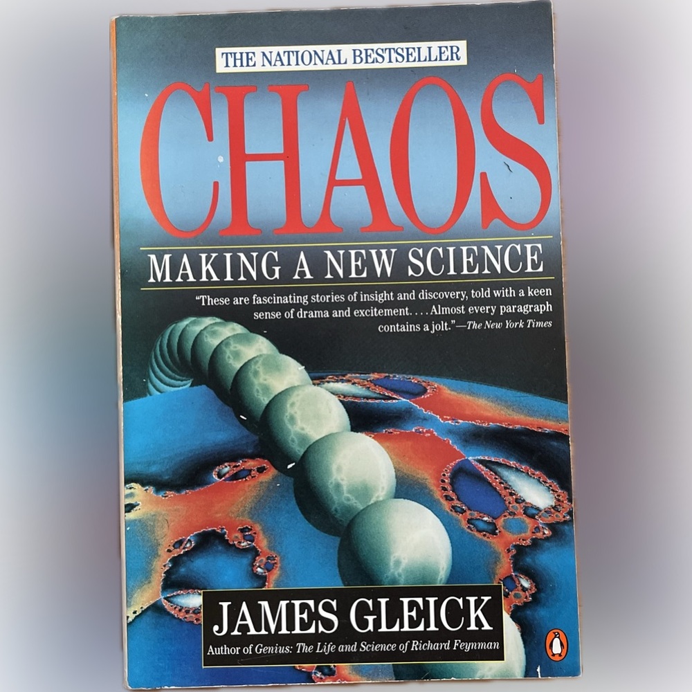 🎈4/$20 - “Chaos: Making A New Science” by James Gleick ©️1987